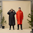 Sadeviitta Fjällräven Hoja Rain Fox Poncho Flame Orange