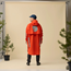 Sadeviitta Fjällräven Hoja Rain Fox Poncho Flame Orange