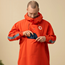 Sadeviitta Fjällräven Hoja Rain Fox Poncho Flame Orange