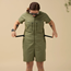 Pyöräilyasu Fjällräven Hoja Field Suit W Green