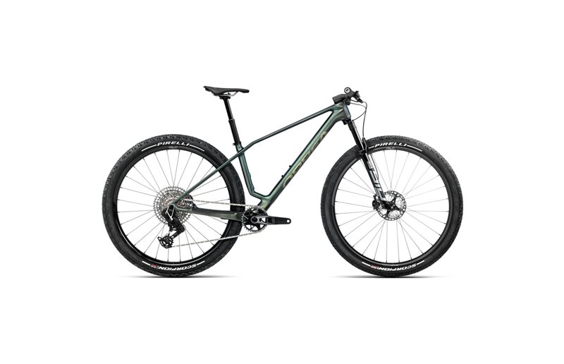 Orbea Hardtail MTB Alma M-Team AXS Seaweed Carbon View