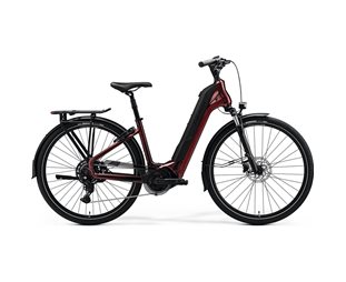 Hybridisähköpyörä Merida eSpresso City 400 EQ Burgundy Red/Black