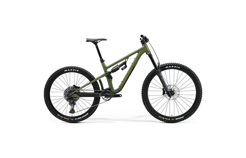 Täysjousto maastopyörä Merida ONE-SIXTY 700 Silk Anaconda Green/Brown