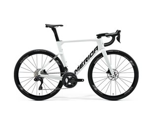 Aero landeveissykkel Merida Reacto 5000 Glossy Pearl White/Black