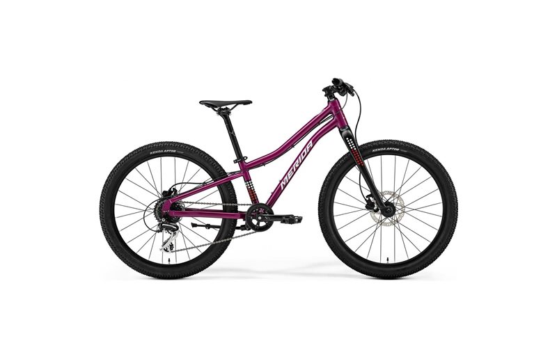 Barncykel Merida Matts J.24+ Silk Purple/Red