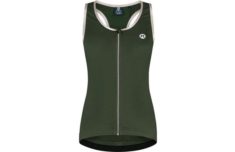 Cykeltröja Rogelli Abbey Jersey Women Army Green/Sand