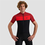 Pyöräilypaita Rogelli Core Block Jersey SS Men Black/Bordeaux/Red