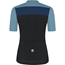 Pyöräilypaita Rogelli Core Block Jersey SS Women Black/Blue/Dark Blue