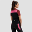 Pyöräilypaita Rogelli Core Block Jersey SS Women Black/Bordeaux/Pink