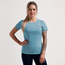 Juoksupaita Rogelli Core Running Jersey SS Women Light Blue