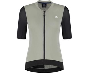 Pyöräilypaita Rogelli Distance II Jersey SS Women Taupe/Black