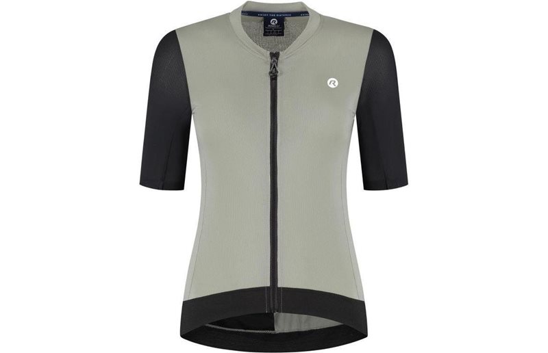 Pyöräilypaita Rogelli Distance II Jersey SS Women Taupe/Black