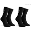 Löparstrumpor Rogelli Distance Running Socks 2-Pack Black