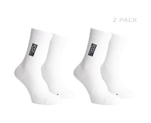 Juoksusukat Rogelli Distance Running Socks 2-Pack White