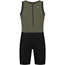 Triathlondräkt Rogelli Florida Triathlon Suit Kids Black/Army Green