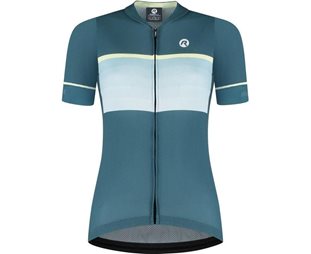 Pyöräilypaita Rogelli Impress II Jersey SS Women Blue/Yellow