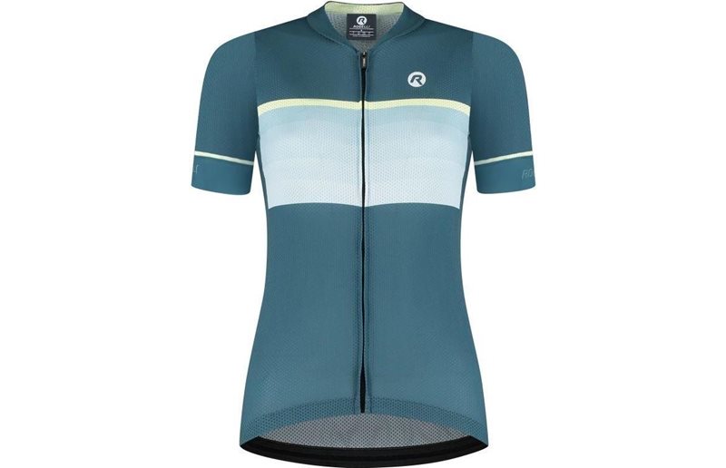 Pyöräilypaita Rogelli Impress II Jersey SS Women Blue/Yellow
