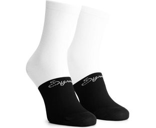 Pyöräilysukat Rogelli Signature Cycling Socks White/Black