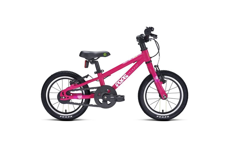 Barncykel Frog 38 Pink 14"