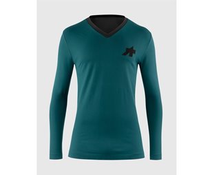 T-skjorte Assos Tech T-Shirt TACTICA LS T5 Foundation Green