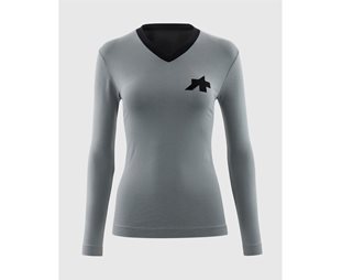 Sykkelskjorte Assos W's Tech T-Shirt TACTICA LS T5 Fanatic Silver