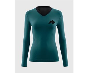 Sykkelskjorte Assos W's Tech T-Shirt TACTICA LS T5 Foundation Green