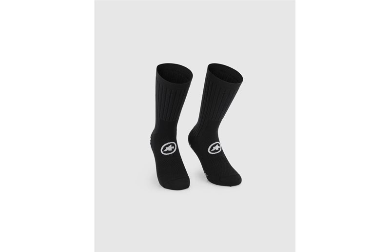 Cykelstrømper Assos Socks TACTICA T5 Black Series