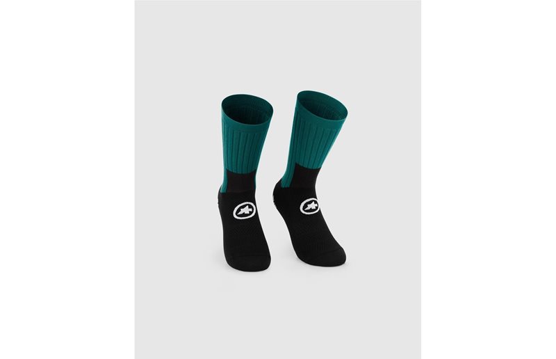 Cykelstrømper Assos Socks TACTICA T5 Foundation Green