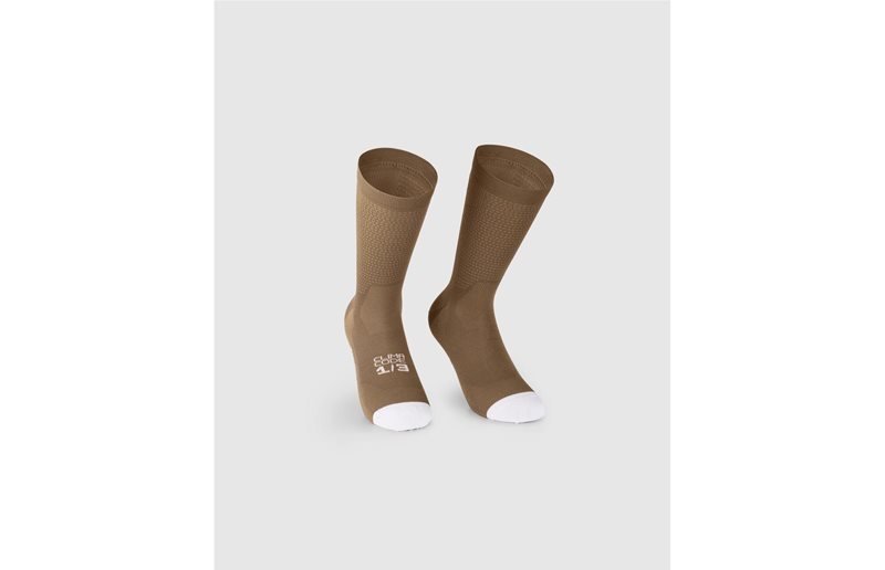 Cykelstrømper Assos Socks Endurance S11 Terra Sand