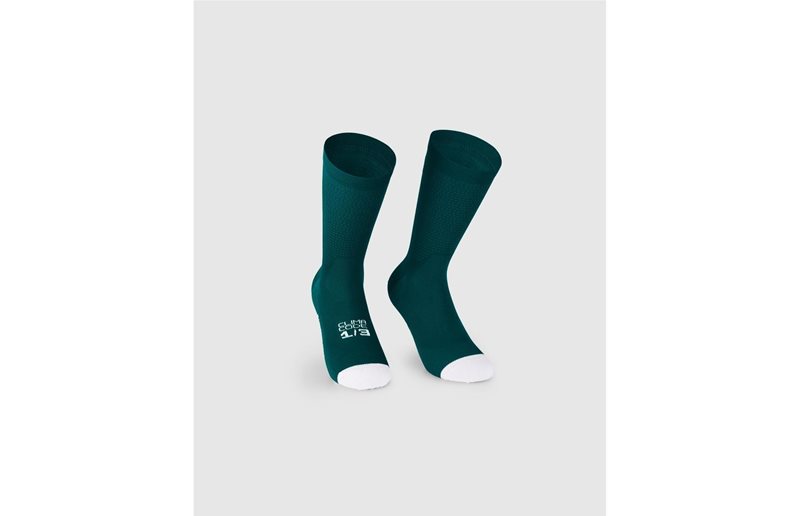 Cykelstrømper Assos Socks Endurance S11 Foundation Green