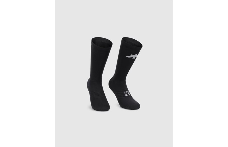 Cykelstrømper Assos Socks Racing S11 Precision Graphite