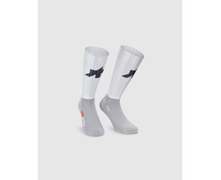 Cykelstrømper Assos Socks RSR Speed S11 White Series