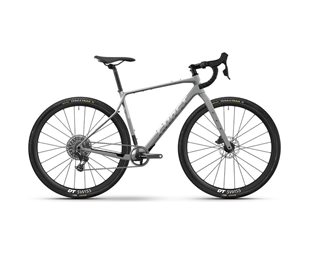 Gravel bike Ghost Asket CF Ltd Mysterious Grey/Silver Glossy