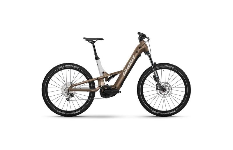El MTB Ghost E-ASX Abs Low Coffee Tropic