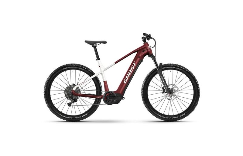 Elcykel hybrid Ghost E-Teru Advanced Red/White Glossy Red/White Glossy