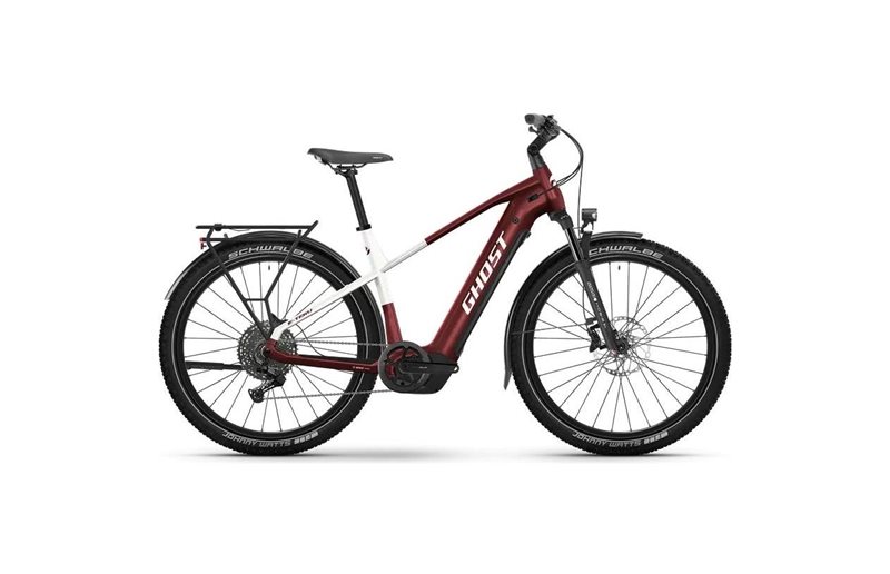 Elcykel hybrid Ghost E-Teru Advanced Eq Red/White Glossy