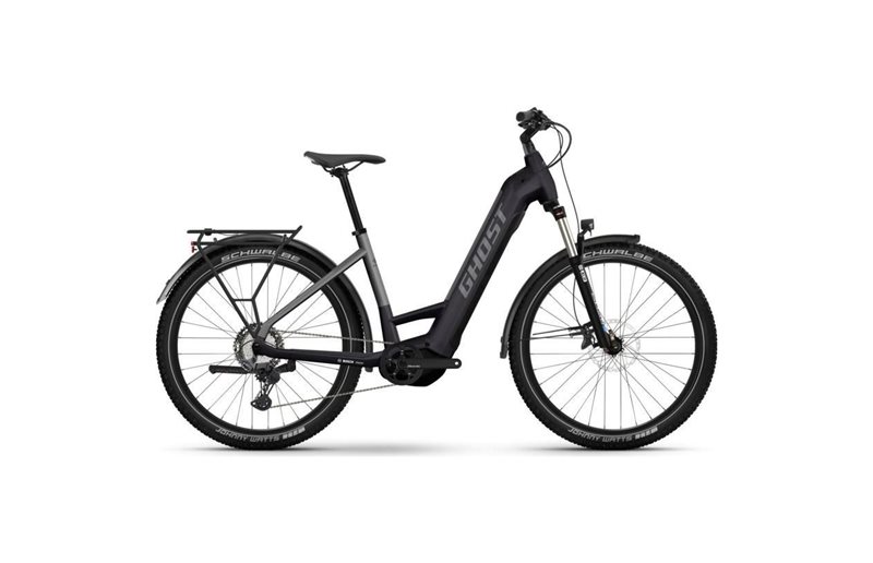 Elcykel hybrid Ghost E-Teru B Advanced Eq Low Black/Dark Grey Glossy