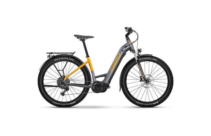 Elcykel hybrid Ghost E-Teru Universal Low Eq Grey/Mango Glossy