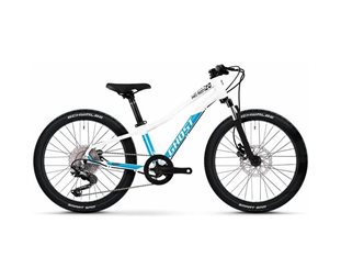 Barncykel Ghost Kato 20 Full Party Pearl White/Bright Blue Glossy