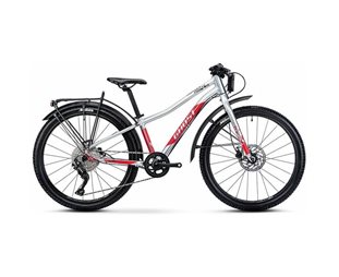 Lasten polkupyörä Ghost Kato 24 Pro EQ Rainbow Silver/Riot Red Glossy