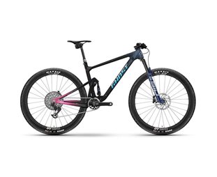 Heldämpad MTB Ghost Lector FS World Cup Carbon/Candy Pink/Sid Blue Glossy