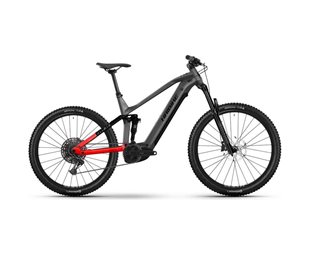 El MTB Haibike Allmtn 4 Silver/Red/Black Glossy