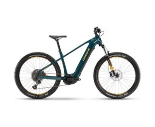 El MTB Haibike Alltrack 6 Ocean/Orange/Black Matt