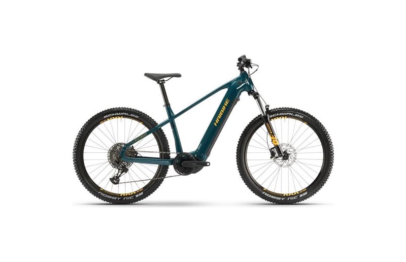 El MTB Haibike Alltrack 6 Ocean/Orange/Black Matt