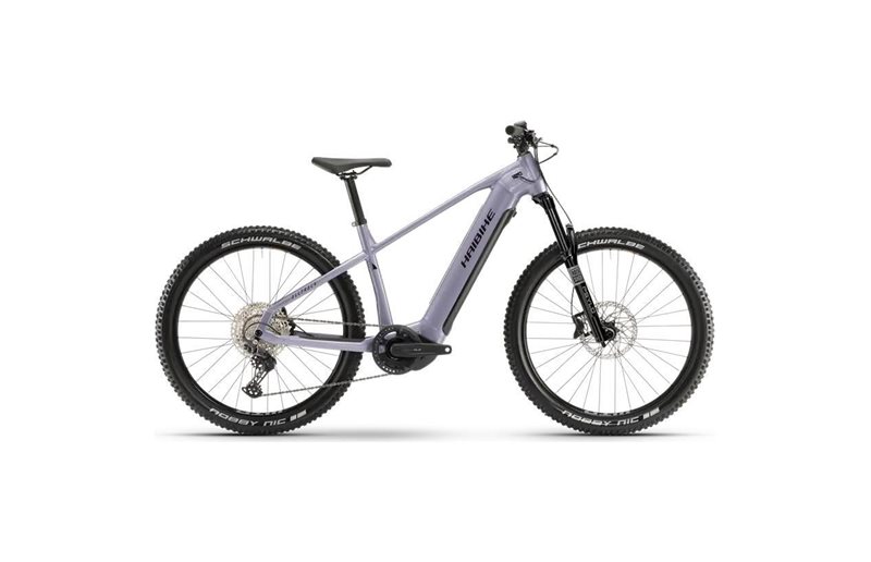 El MTB Haibike Alltrack 7 Lavender/Black Matt