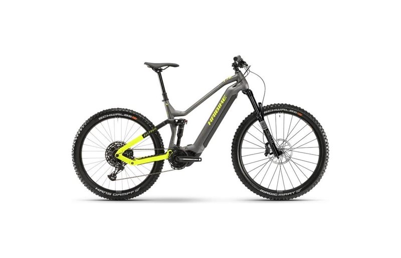 El MTB Haibike Alltrail 9 Titan/Lime/Black Matt