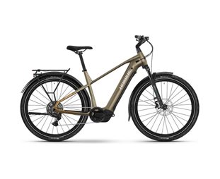 Elsykkel hybrid Haibike Trekking 6.5 High Toffee/Sand/Silver Glossy