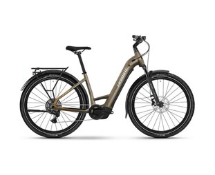 Elcykel hybrid Haibike Trekking 6.5 Low Toffee/Sand/Silver Glossy