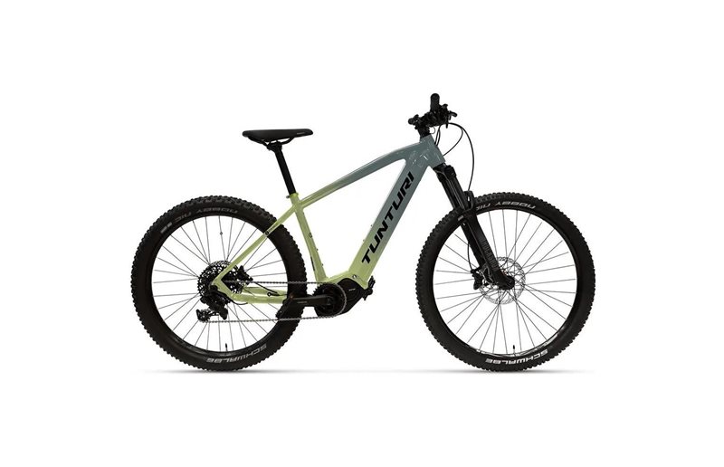 El MTB Tunturi e275 Mullet Grey/Green/Black