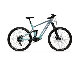 El MTB Tunturi e290 Full EP8 Dark Blue/Turquoise/White